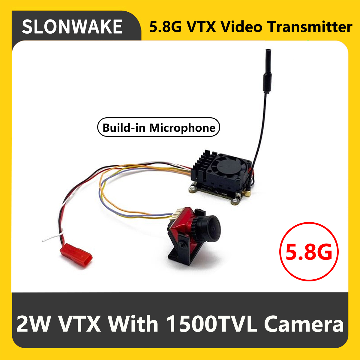 SLONWAKE 5.8G 2000mW FPV VTX T - огляд і ціна Fpv Drone Frame