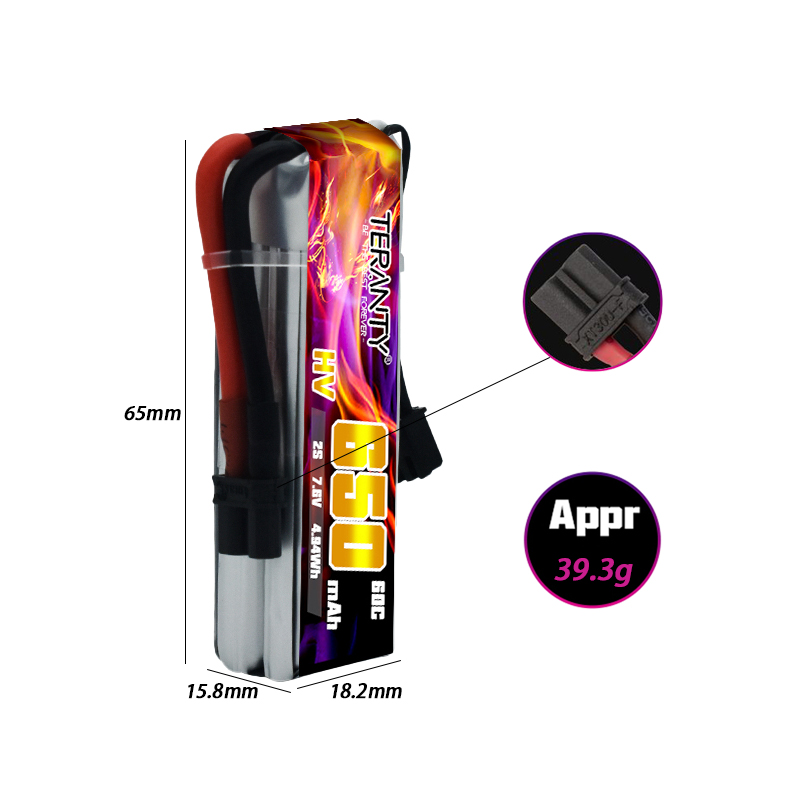 2/4/6/10PCS TERANTY 650mAh 2S  - огляд і ціна Fpv Drone Kit