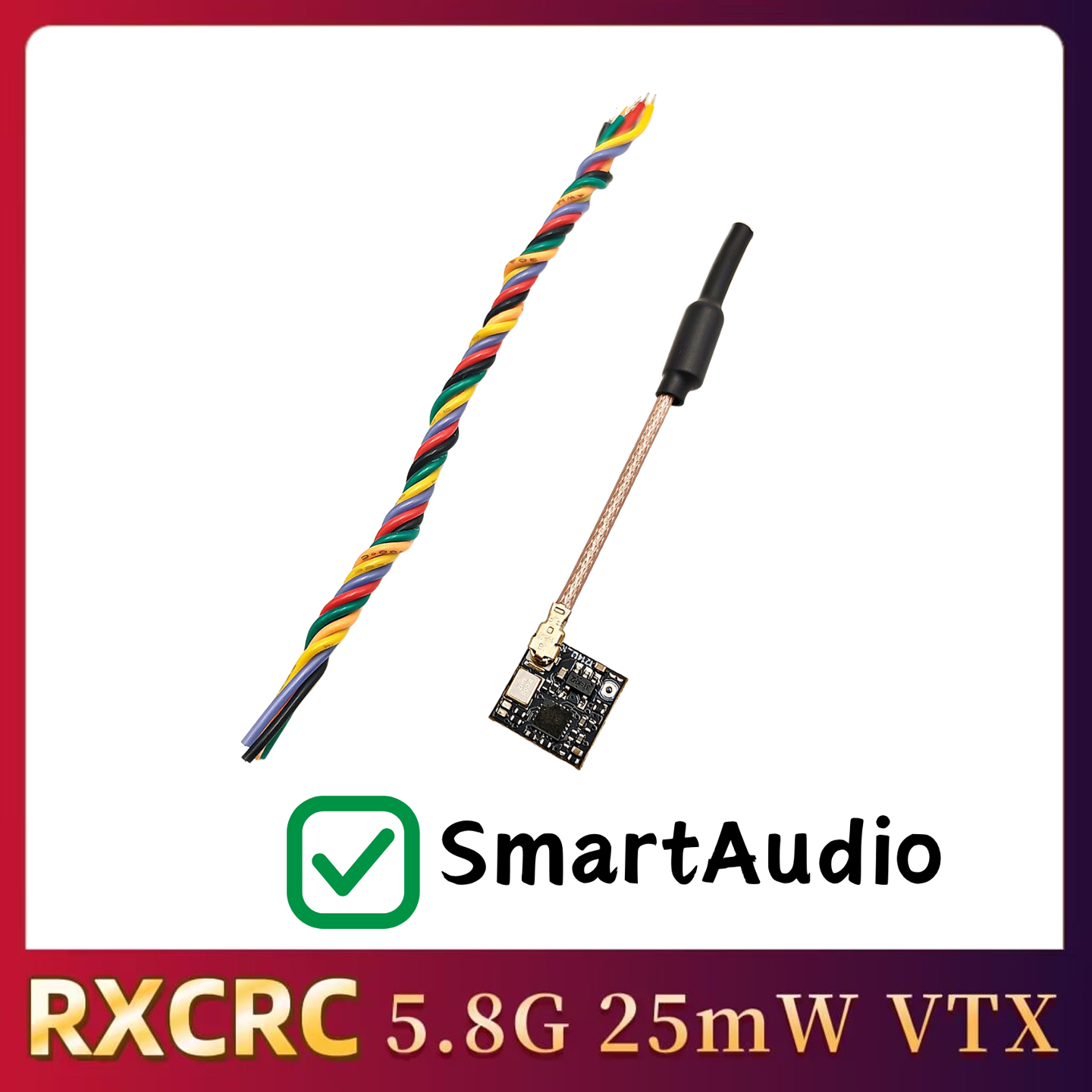 RXCRC 5.8GHz 48CH FPV 25mW Ana - огляд і ціна Fpv Drone Frame